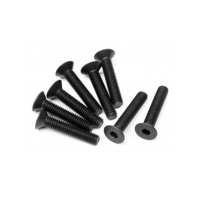 HPI Flat Head Screw M3x16mm (Hex Socket/8pcs)