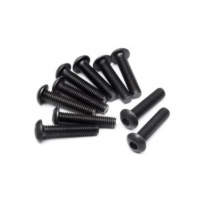 HPI Button Head Screw M3x14mm (Hex Socket/10pcs)