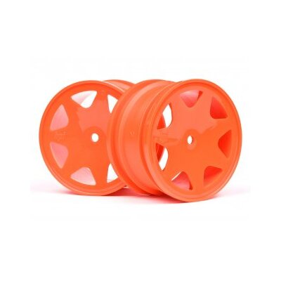 HPI Ultra 7 Wheels Orange 35mm (2pcs)