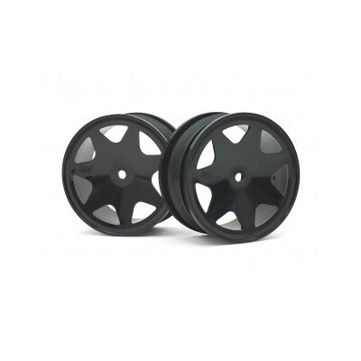 HPI Ultra 7 Wheels Black 30mm (2pcs)