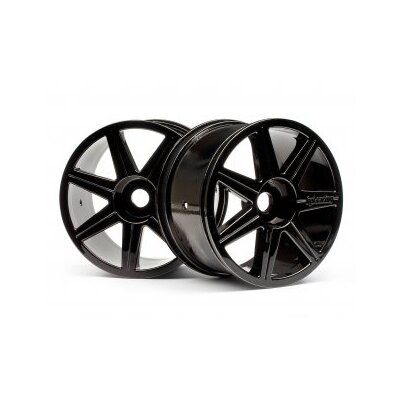 HPI 7 Spoke Black Chrome Wheel (Trophy Truggy)