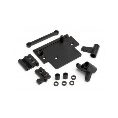 HPI Bullet Flux ESC Plate and Steering Bellcrank