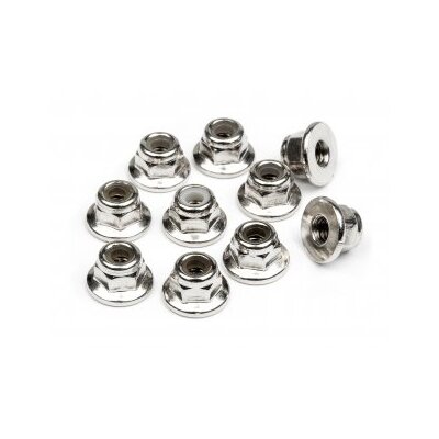 HPI Flanged Lock Nut M3 (10pcs)