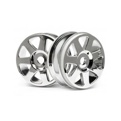 HPI V7 Wheel Chrome (42x83mm/2pcs)