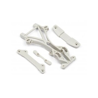 HPI High Performance Rear Brace Set (White)