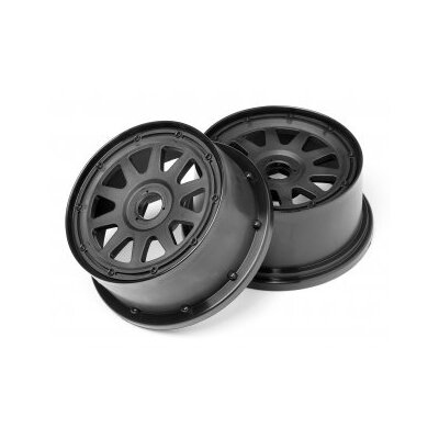 HPI TR-10 Wheel Black (120x65mm/-10mm Offset)