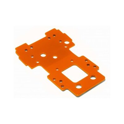 HPI Bulkhead Lower Plate 2.5mm (Orange)