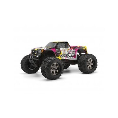 HPI Nitro GT-3 Truck Painted Body (Yellow/Pink/Black)