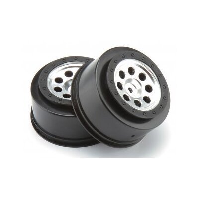 HPI MK.8 V2 Wheel Matte Chrome (2.2"/4.5mm Offset/2pcs)