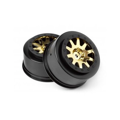 HPI MK.10 V2 Wheel Gold (2.2"/4.5mm Offset/2pcs)