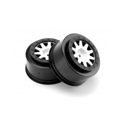 HPI MK.10 V2 Wheel White (2.2"/4.5mm Offset/2pcs)