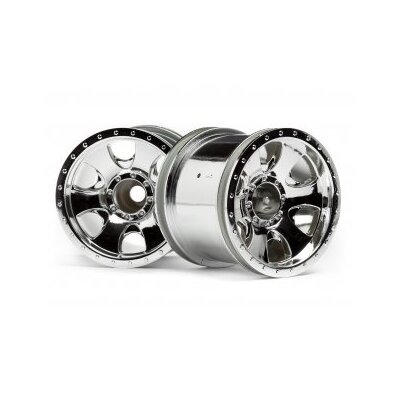 HPI Warlock Wheel Chrome (2.2"/2pcs)