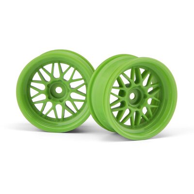 HPI HRE C90 Wheel 26mm Green (2pcs) 6mm Offset