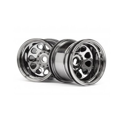 HPI Classic King Wheel Black Chrome (2.2"/2pcs)