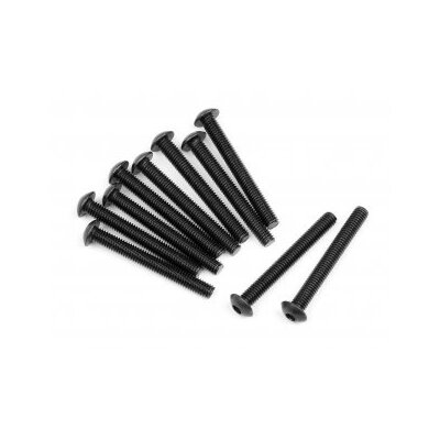 HPI Button Head Screw M3x25mm (10pcs)