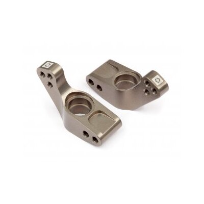 HPI Aluminium Rear Hub Carrier Set (0 Degrees/Hard Anodized)