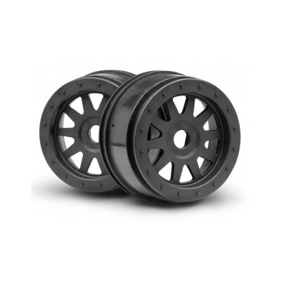 HPI TR-10 Glue-Lock Wheel Gunmetal (120x60mm/2pcs)