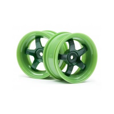 HPI Work Meister S1 Wheel Green 26mm (3mm OS/2pcs)