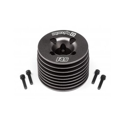 HPI Aluminium Heatsink Head (Gunmetal/F4.6 V2)