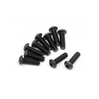 HPI Button Head Screw M2.5x8mm (Hex Socket/10pcs)
