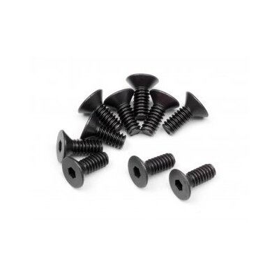 HPI Flat Head Screw M2x5mm (Hex Socket/10pcs)
