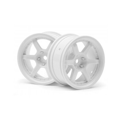 HPI HRE C106 Wheel 26mm White (6mm Offset/2pcs)