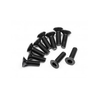 HPI Flat Head Screw M2.5x8mm (Hex Socket/10pcs)