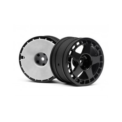 HPI fifteen52 Turbomac Wheel Black (2.2"/57x35mm/2pcs)