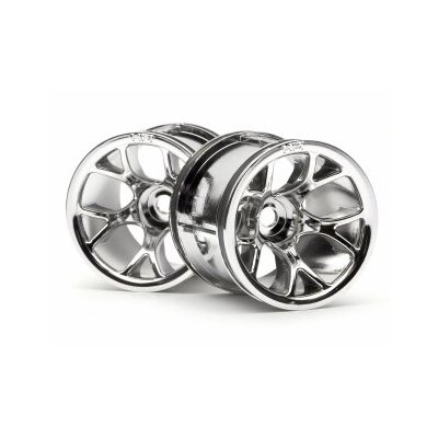 HPI MT Mesh Wheel Chrome (2pcs)