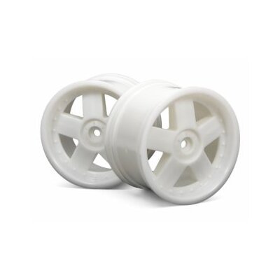 HPI GT5 Wheel White (83x56mm/2pcs/14mm)