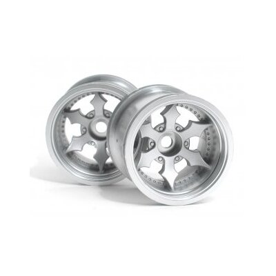 HPI Spike Truck Wheel (Matte Chrome/2.2"/2pcs)