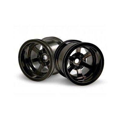 HPI Scorch 6-Spoke Wheel Black Chrome (2.2"/2pcs)
