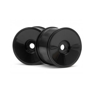 HPI Dish Wheel Black (83x56mm/2pcs/17mm)