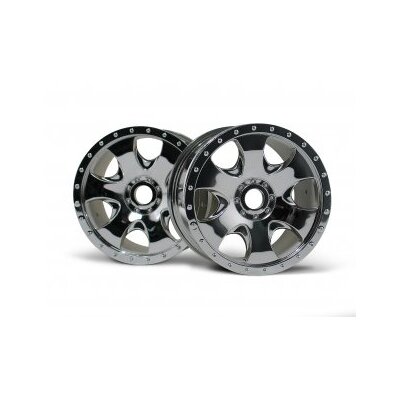 HPI Warlock Wheel Chrome (83x56mm/2pcs/17mm)