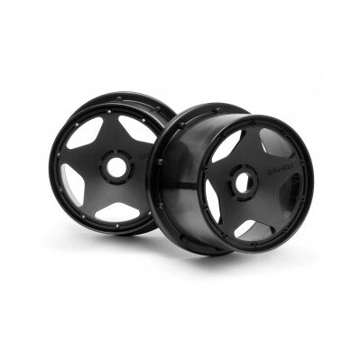 HPI Super Star Wheel Black (120x75mm/2pcs)