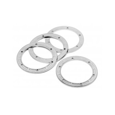HPI Bead Lock Ring 6 Hole (Silver/47x62x2.0mm/4pcs-2 Wheels)