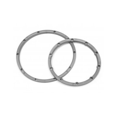 HPI Wheel Bead Lock Rings (Silver/for 2 Wheels)