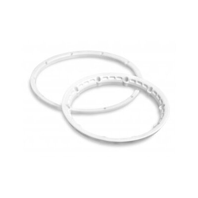 HPI Heavy Duty Wheel Bead Lock Rings (White/2pcs)