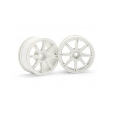 HPI Work Emoticon XC8 Wheel 26mm White (2pcs) 3mm Offset