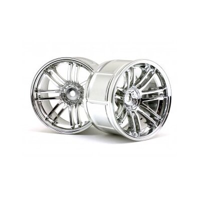 HPI LP35 Wheel Rays Volk Racing RE30 Chrome (2pcs) 9mm Offset