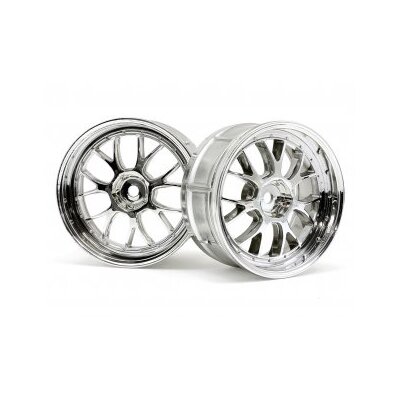 HPI LP29 LM-R Wheel Chrome (2pcs) 3mm Offset