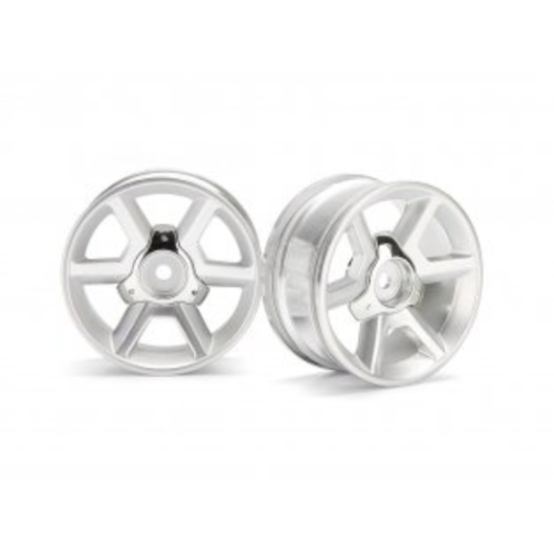 HPI GT WHEEL SILVER (6MM OFFSET)