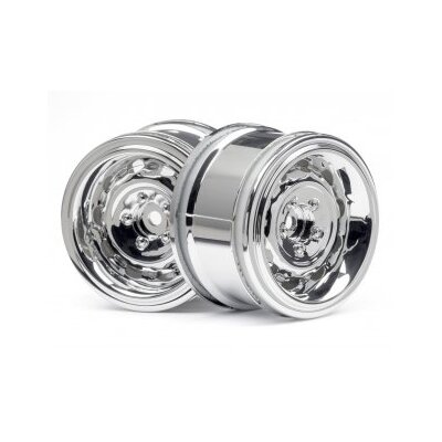 HPI Vintage Wheel CC Type 31mm Chrome (2pcs) 6mm Offset