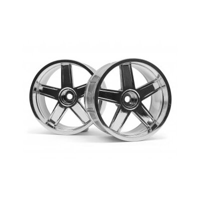 HPI LP35 MF Type Wheel Chrome (2pcs) 9mm Offset