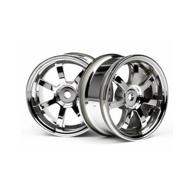 HPI Rays Gram Lights 57S-Pro Wheel Chrome (2pcs) 0mm Offset