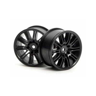 HPI 10 Spoke Motor Sport Wheel 26mm Black (2pcs)