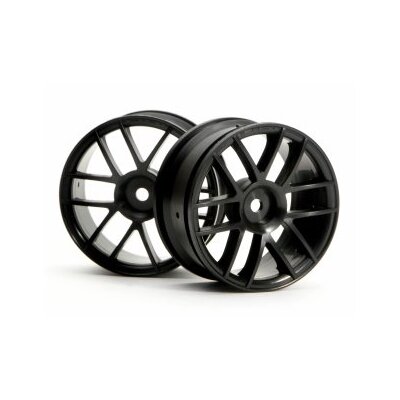 HPI Split 6 Wheel 26mm Black (2pcs)