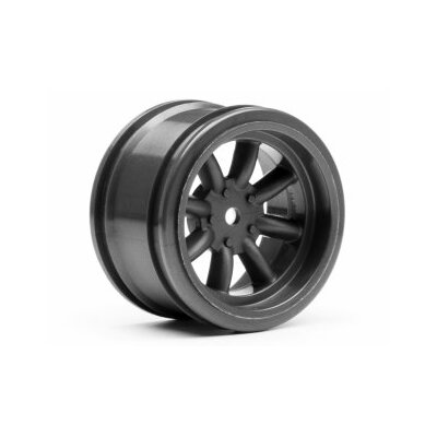 HPI Vintage 8 Spoke Wheel 31mm Gunmetal (2pcs) 6mm Offset