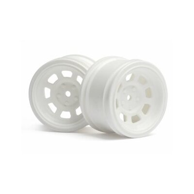 HPI Vintage Stock Car Wheel 31mm White (2pcs) 6mm Offset