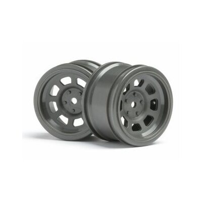 HPI Vintage Stock Car Wheel 31mm Gunmetal (2pcs) 6mm Offset